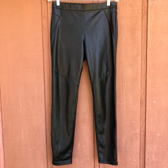 Free People Vegan Leather Leggings Size 28 - Picture 3 of 10